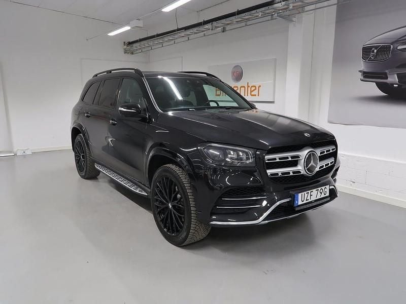 Svart Begagnad 2019 Mercedes GLS400 AMG SUV | 699 800 kr (Marknadspris) - Bild 1/3