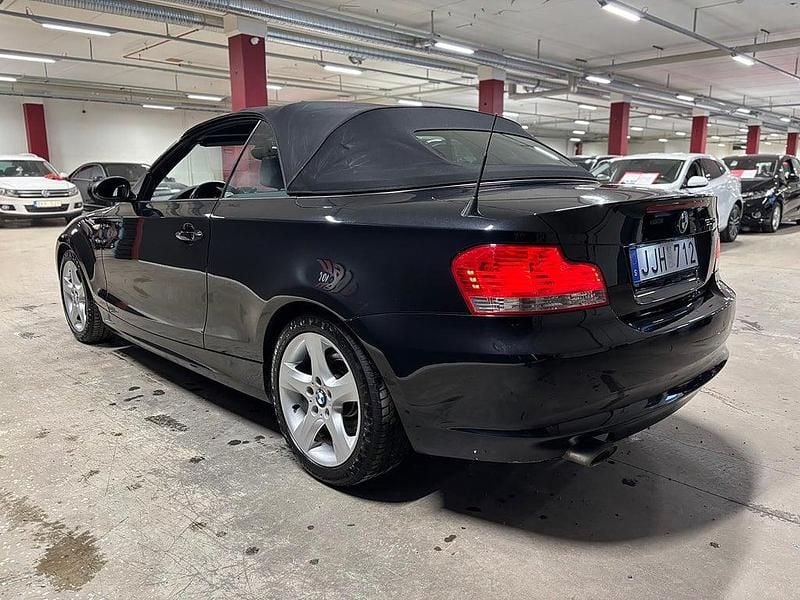Begagnad BMW 120 Cabriolet Advantage 177 HK (130 kW) 2009 Svart Cab