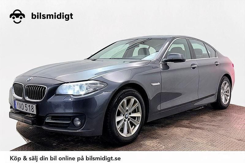 Grå Begagnad 2015 BMW 530 Sedan | 169 900 kr (Bra pris) - Bild 1/3