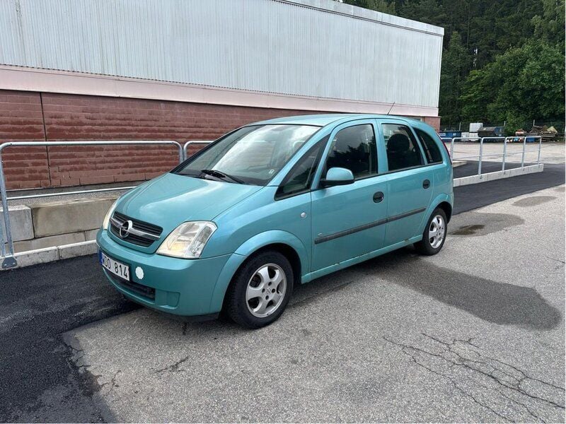 Grön Begagnad 2004 Opel Meriva Minibuss | 10 900 kr - Bild 1/4