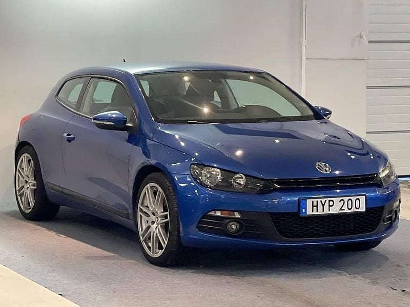 Begagnad VW Scirocco Sportline 161 HK (118 kW) 2008 Blå Sportkupé