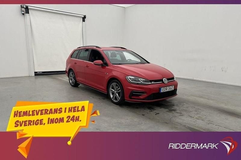 Röd Begagnad 2019 VW Golf VII R-line Kombi | 189 800 kr (Marknadspris) - Bild 1/3