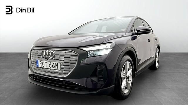 Lila (auroraviolett metallic) Begagnad 2023 Audi Q4 Sportback e-tron Proline SUV | 399 000 kr (Marknadspris) - Bild 1/4