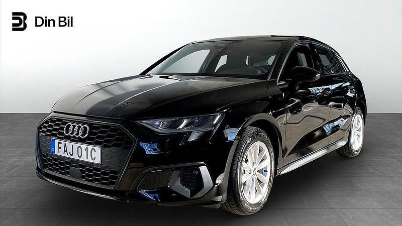 Begagnad Audi A3 Sportback Proline 150 HK (110 kW) 2022 Svart Halvkombi