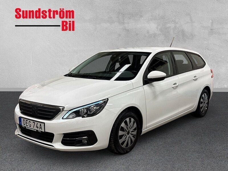 Vit Begagnad 2019 Peugeot 308 Active Kombi | 129 900 kr (Marknadspris) - Bild 1/3