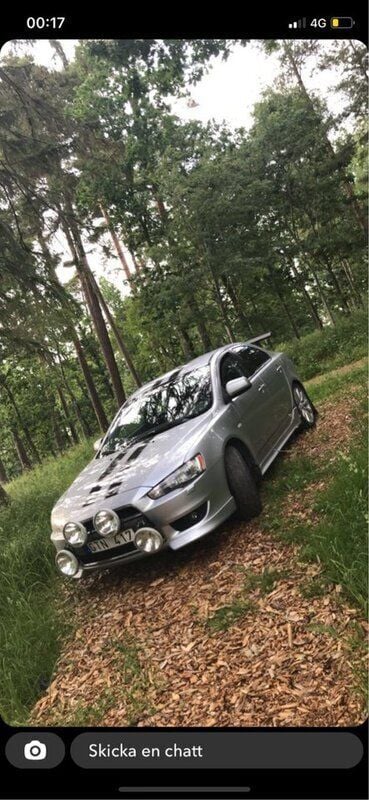 Silver Begagnad 2008 Mitsubishi Lancer Sedan | 10 000 kr - Bild 1/3