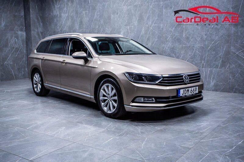 Ljusbrun Begagnad 2015 VW Passat GT Kombi | 164 800 kr (Marknadspris) - Bild 1/4