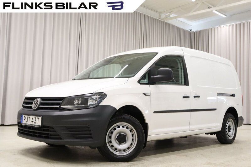 Vit Begagnad 2019 VW Caddy Maxi Minibuss | 159 900 kr (Bra pris) - Bild 1/4
