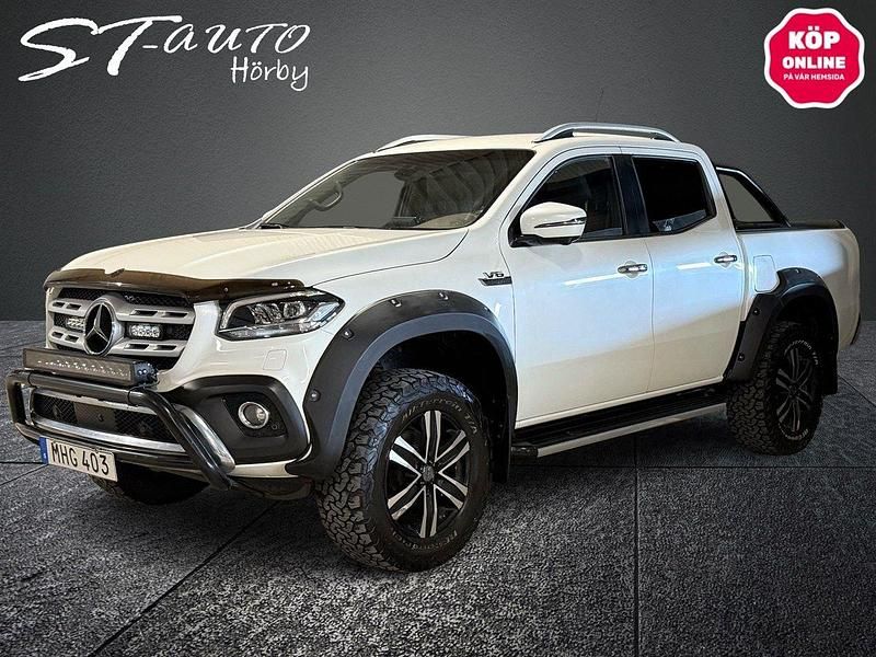 Vit Begagnad 2019 Mercedes X350 Pickup | 489 900 kr (Dyr) - Bild 1/4