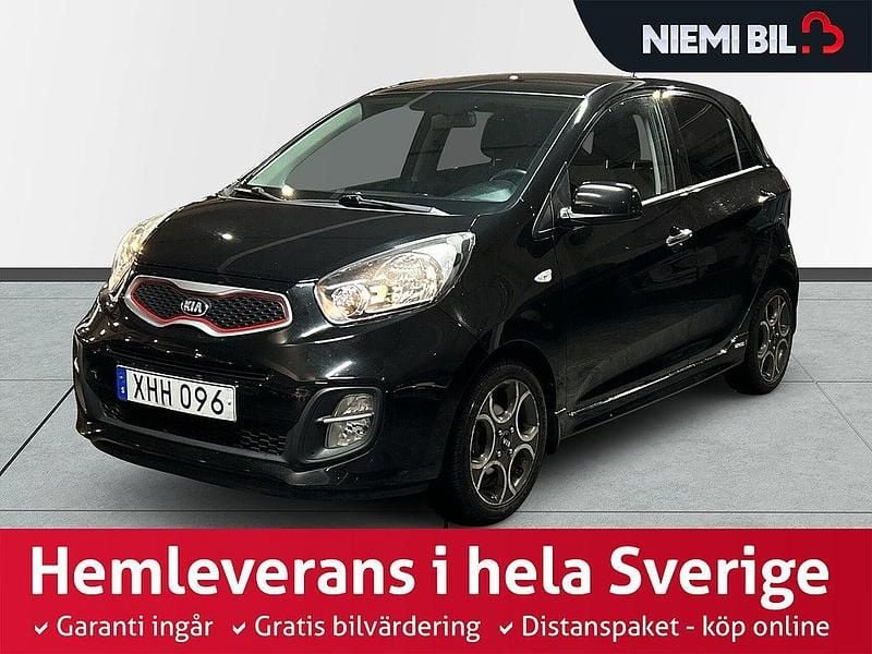 Begagnad Kia Picanto Sport 86 HK (63 kW) 2014 Svart Halvkombi