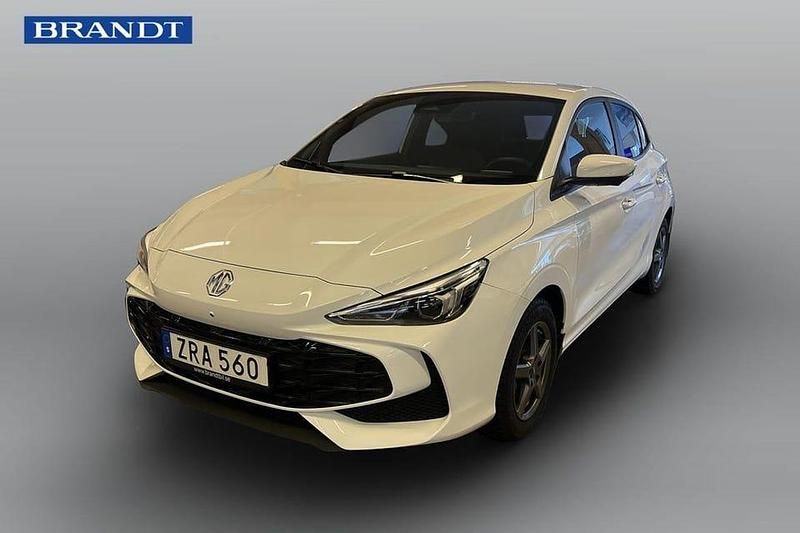 Vit Begagnad 2024 MG MG3 Luxury Halvkombi | 199 900 kr (Bra pris) - Bild 1/4