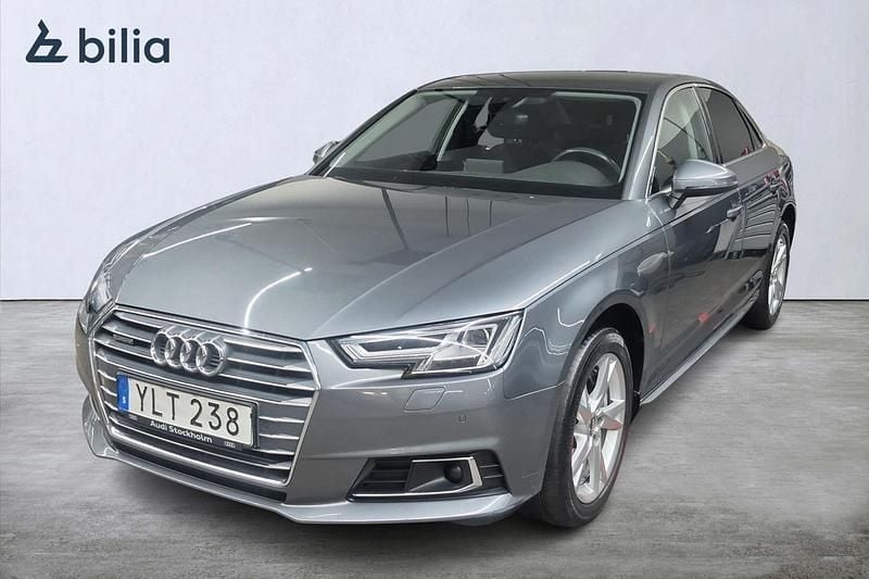 Grå Begagnad 2018 Audi A4 Proline Sedan | 219 000 kr (Bra pris) - Bild 1/4