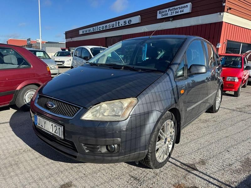 Mörkgrön (gråmetallic) Begagnad 2004 Ford C-MAX Minibuss | 24 500 kr (Marknadspris) - Bild 1/4