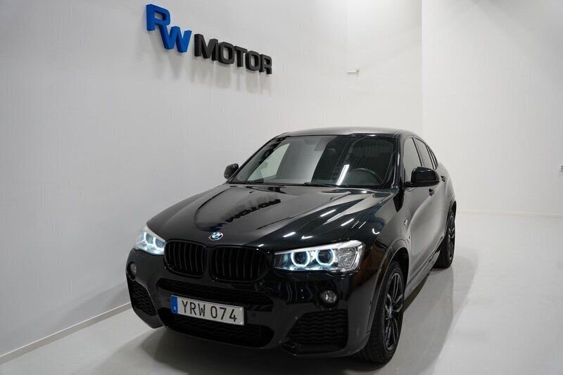 Svart Begagnad 2017 BMW X4 M Sport SUV | 234 800 kr (Marknadspris) - Bild 1/4