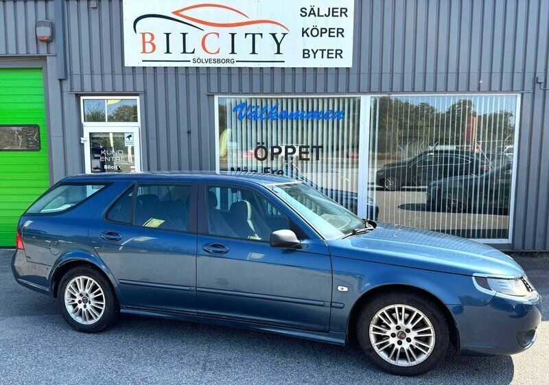 Blå Begagnad 2006 Saab 9-5 Linear Kombi | 21 900 kr (Marknadspris) - Bild 1/4