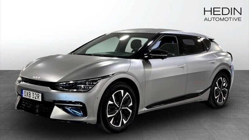 Grå (grey) Begagnad 2022 Kia EV6 GT-Line SUV | 479 900 kr (Marknadspris) - Bild 1/4