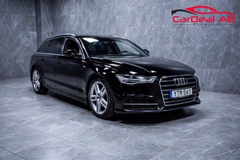 Svart Begagnad 2017 Audi A6 S-Line Kombi | 192 800 kr (Marknadspris) - Bild 1/4