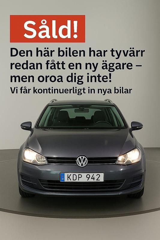 Grå Begagnad 2009 VW Golf VI Halvkombi | 69 900 kr (Marknadspris) - Bild 1/4