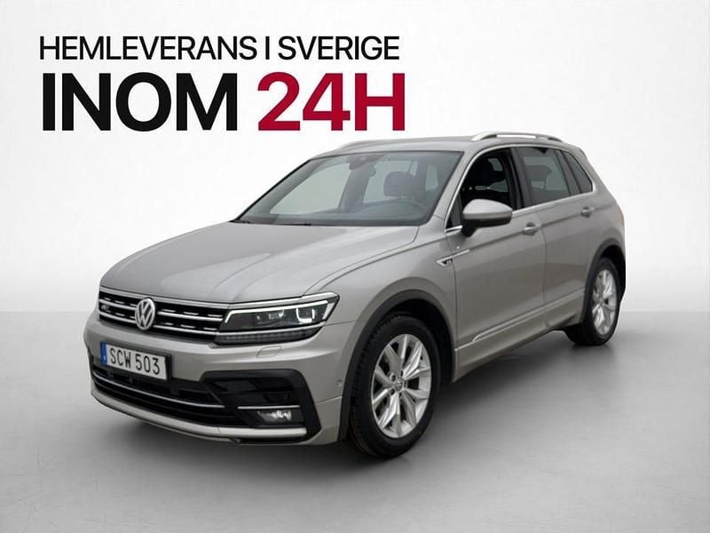 Begagnad VW Tiguan R-line 190 HK (139 kW) 2018 Silver SUV