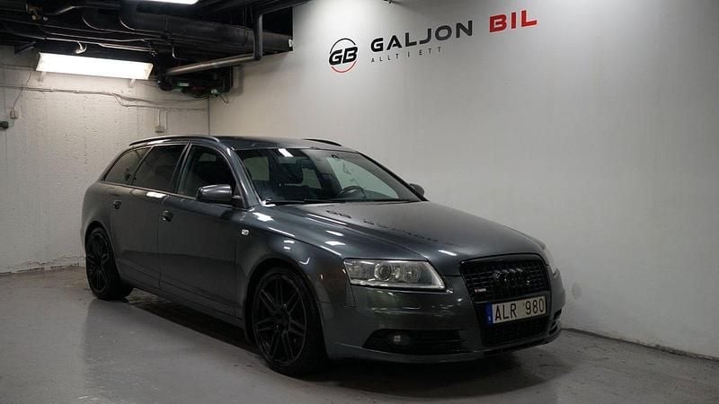Mörkgrå (grå) Begagnad 2008 Audi A6 S-Line Kombi | 67 900 kr (Marknadspris) - Bild 1/4
