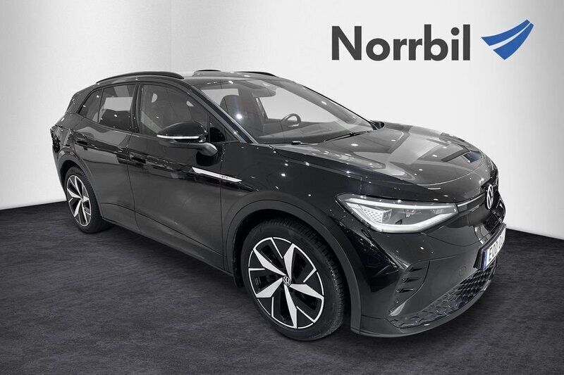 Svart Begagnad 2022 VW ID.4 GTX SUV | 374 900 kr (Superpris) - Bild 1/4