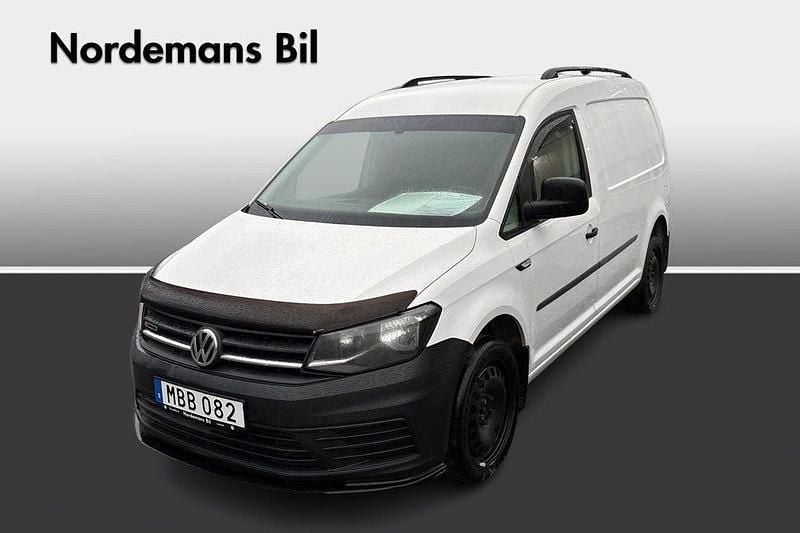 Vit Begagnad 2017 VW Caddy Maxi Minibuss | 149 900 kr (Marknadspris) - Bild 1/4