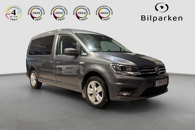 Begagnad VW Caddy Maxi Life Life 150 HK (110 kW) 2016 Grå Minibuss