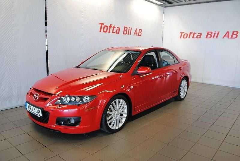 Röd Begagnad 2005 Mazda 6 Sedan | 69 000 kr - Bild 1/4