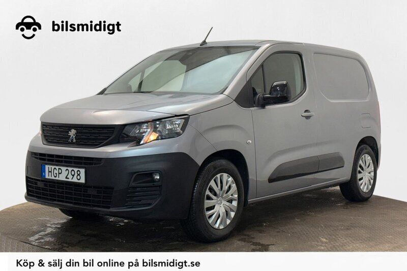 Grå Begagnad 2022 Peugeot E-Partner Minibuss | 249 800 kr (Superpris) - Bild 1/3