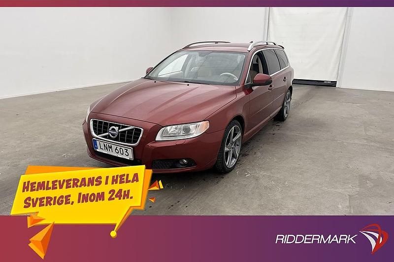 Röd Begagnad 2010 Volvo V70 Summum Kombi | 144 800 kr - Bild 1/3