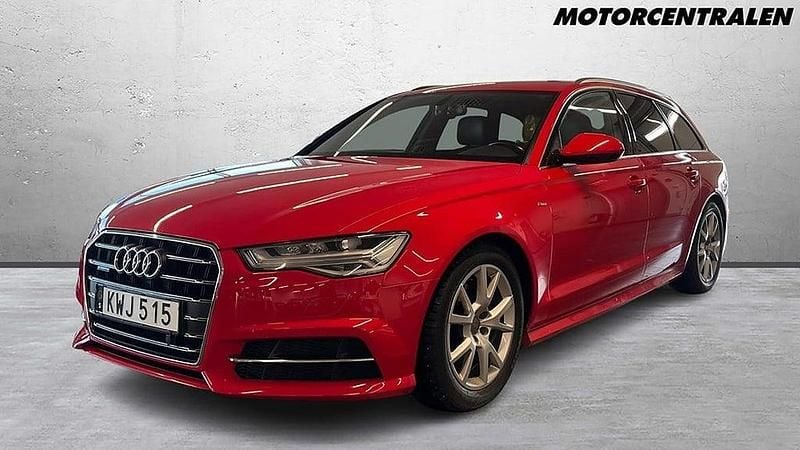 Röd Begagnad 2016 Audi A6 S-Line Kombi | 229 000 kr (Lite dyr) - Bild 1/4