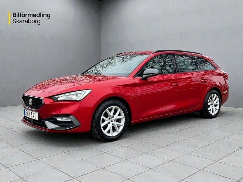 Röd Begagnad 2020 Seat Leon ST FR Kombi | 208 000 kr (Marknadspris) - Bild 1/4