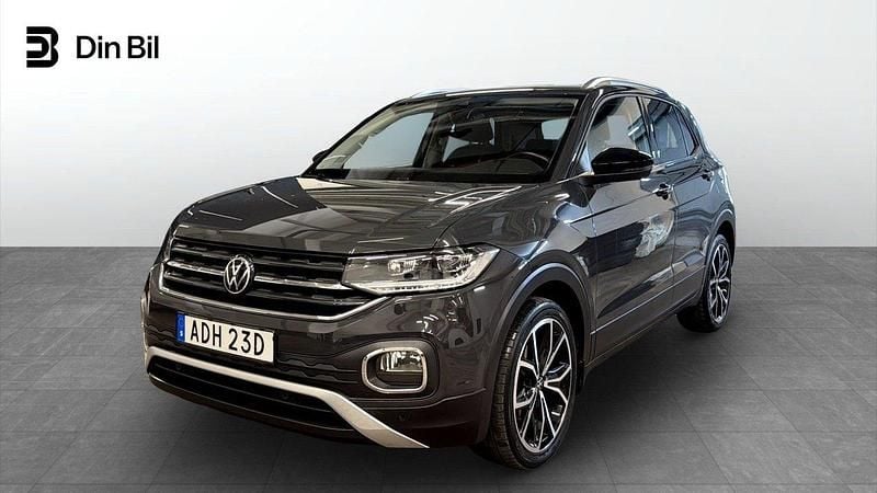 Grå Begagnad 2021 VW T-Cross Style SUV | 219 900 kr (Marknadspris) - Bild 1/4