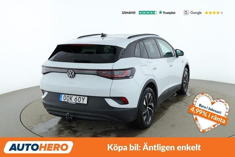 Begagnad VW ID.4 Pro Performance 210 kW (286 HK) 2022 Vit SUV
