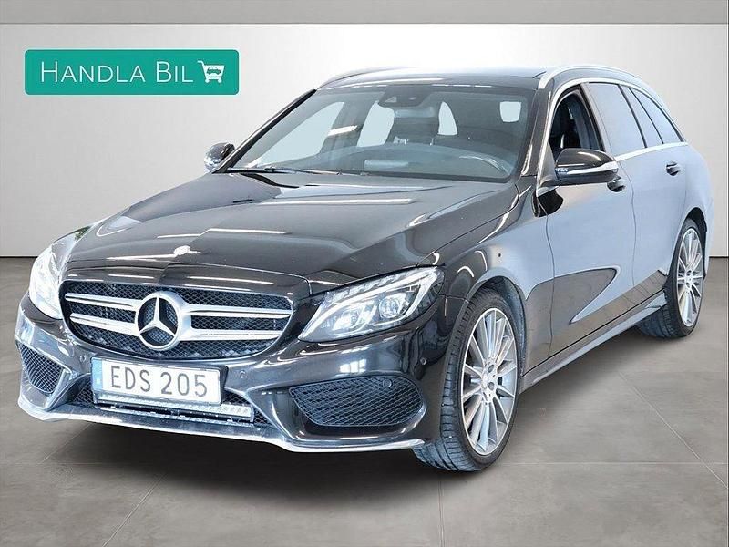 Svart Begagnad 2015 Mercedes C250 AMG Kombi | 219 900 kr (Marknadspris) - Bild 1/4