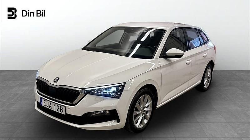 Begagnad Skoda Scala Style 110 HK (80 kW) 2022 Vit Halvkombi