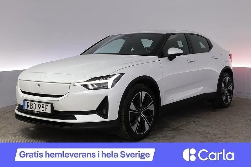 Vit Begagnad 2023 Polestar 2 Pilot Halvkombi | 462 900 kr (Marknadspris) - Bild 1/4
