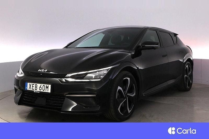 Svart Begagnad 2022 Kia EV6 3 SUV | 404 900 kr (Bra pris) - Bild 1/4