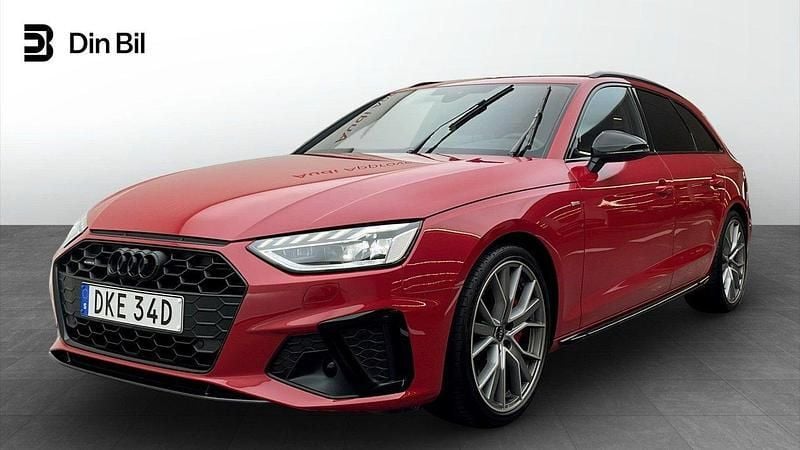 Tangoröd metallic Begagnad 2022 Audi A4 S-Line Kombi | 459 000 kr - Bild 1/4