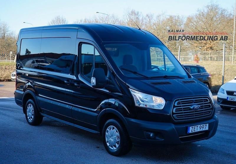 Svart Begagnad 2018 Ford Transit Van | 209 000 kr (Lite dyr) - Bild 1/4