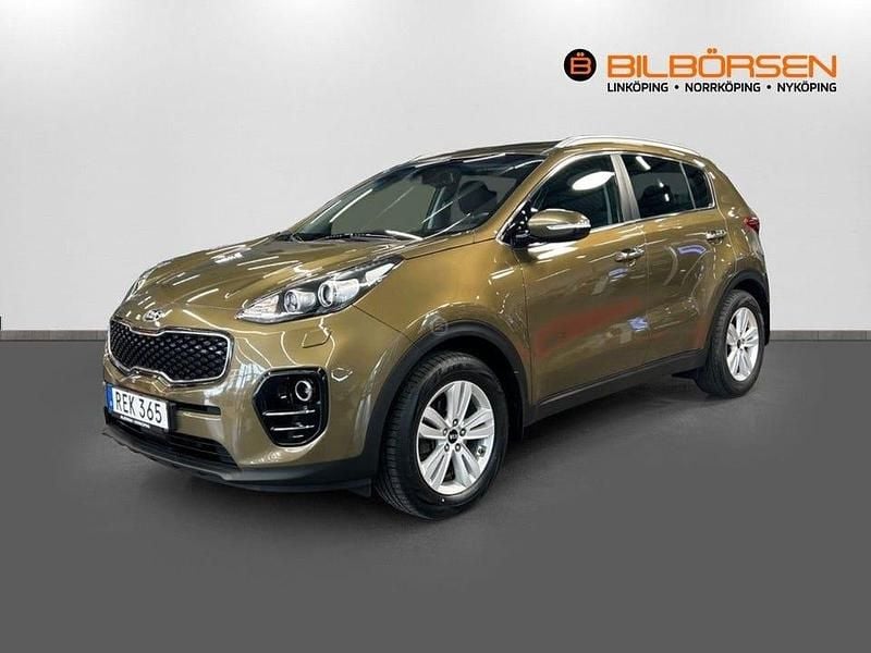 Begagnad Kia Sportage Advance 116 HK (85 kW) 2017 Grön SUV