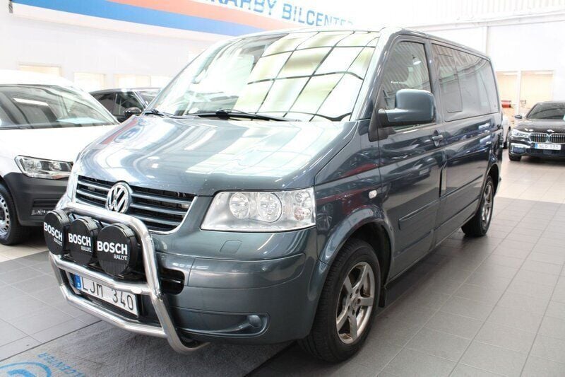 Mörkgrå Begagnad 2008 VW Multivan Comfortline Minibuss | 89 900 kr (Bra pris) - Bild 1/4