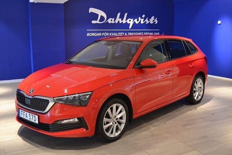 Röd Begagnad 2021 Skoda Scala Style Halvkombi | 189 000 kr (Bra pris) - Bild 1/3