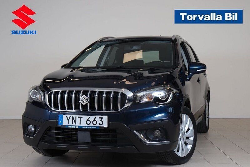Blå Begagnad 2017 Suzuki SX4 S-Cross SUV | 184 000 kr (Marknadspris) - Bild 1/4