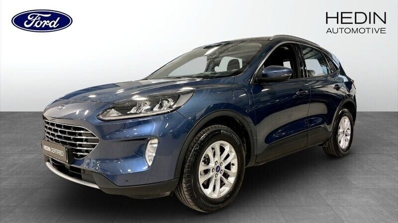 Blå (blue) Begagnad 2022 Ford Kuga Titanium SUV | 244 900 kr (Bra pris) - Bild 1/4