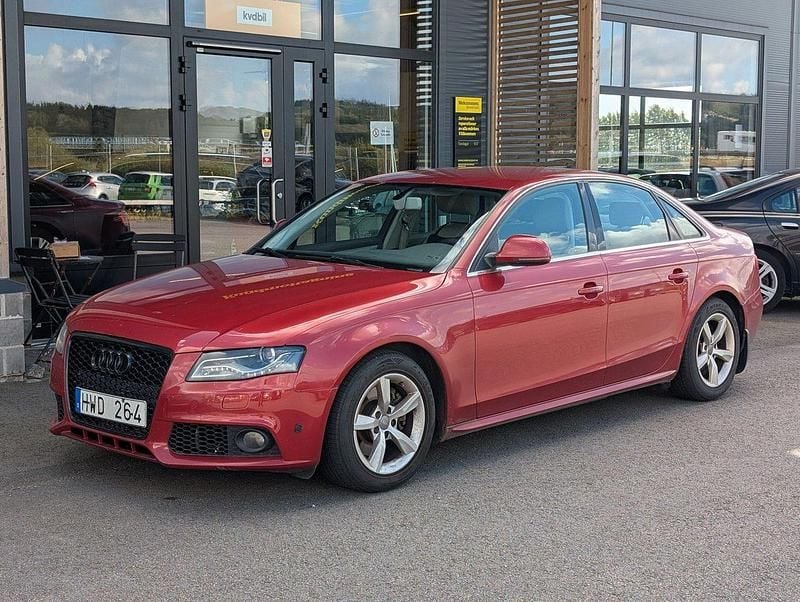 Röd Begagnad 2008 Audi A4 Sedan | 45 000 kr (Bra pris) - Bild 1/4
