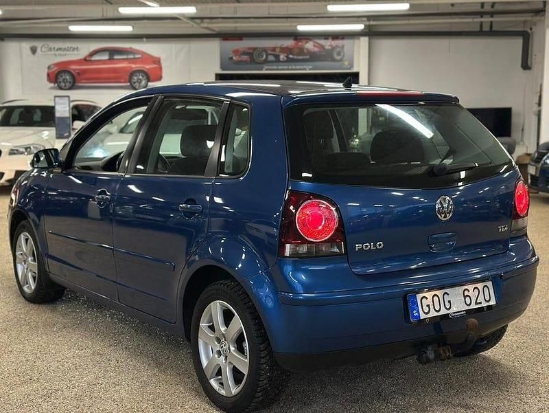Begagnad VW Polo Comfortline 80 HK (58 kW) 2008 Blå Halvkombi