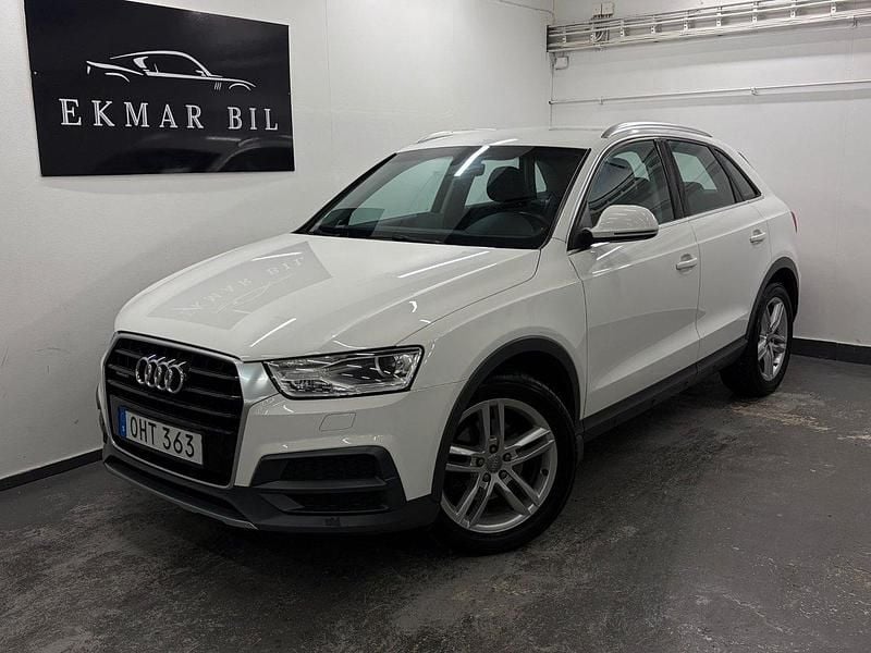 Vit Begagnad 2016 Audi Q3 SUV | 159 900 kr (Marknadspris) - Bild 1/4