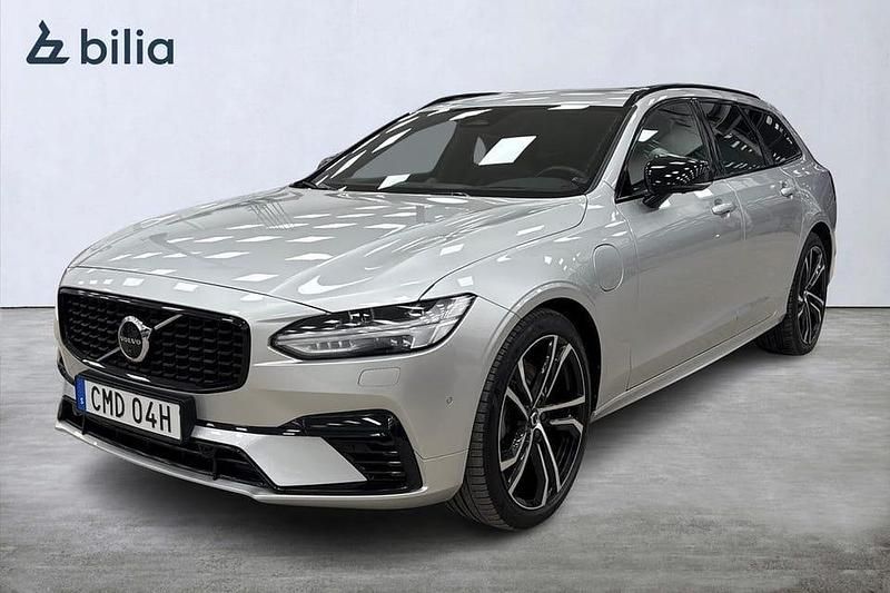 Silver Begagnad 2022 Volvo V90 R-Design Pro Kombi | 439 900 kr - Bild 1/3