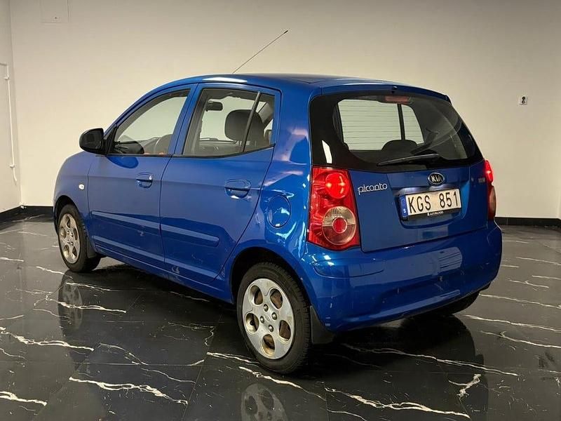 Begagnad Kia Picanto Comfort 65 HK (47 kW) 2009 Blå Halvkombi